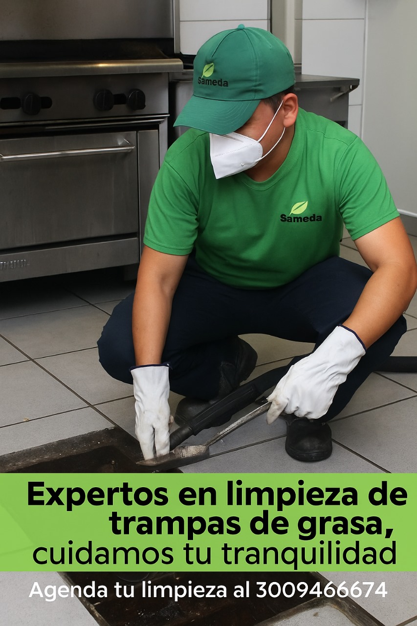 Limpieza de trampas de grasa